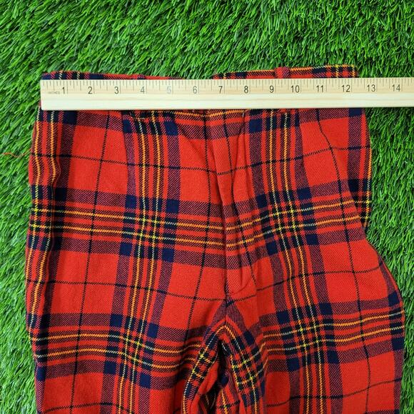 Vintage Brooks-Brothers Pants Women 00/0 24x27 Buffalo-Plaid - Picture 14 of 16